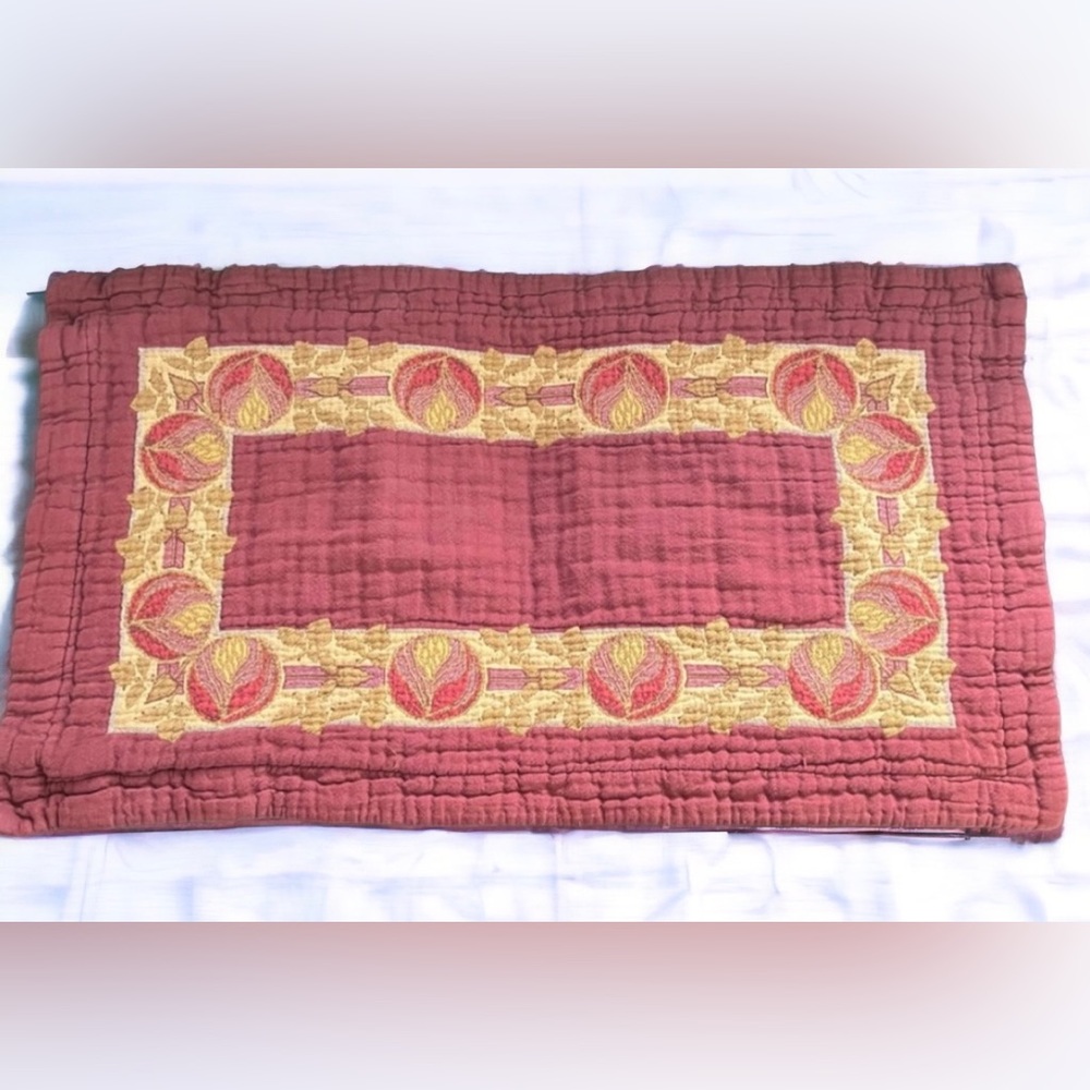 SOLD Set of Vintage Pillow Shams